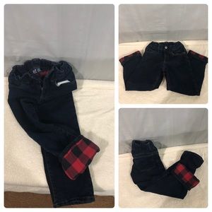 Gap unisex fleece lined jeans